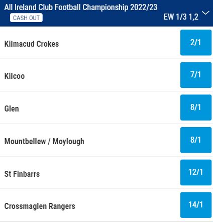 boylesports gaa odds